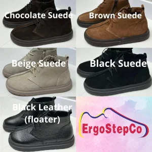 Handmade Beige Suede Boots Women Comfortable Demi Season